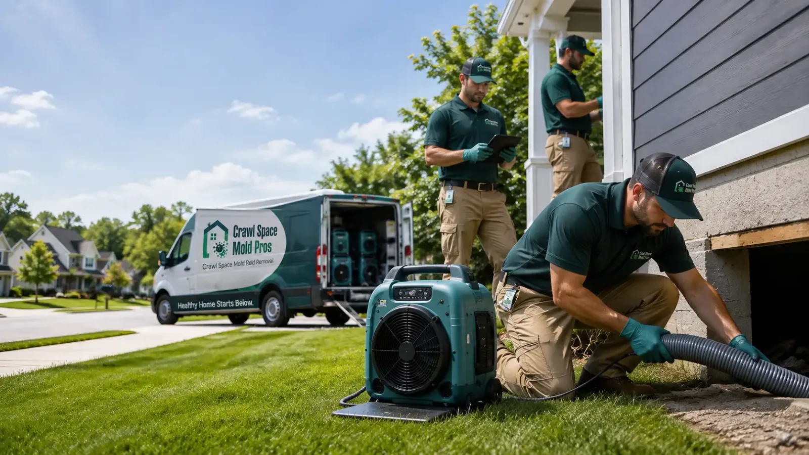 Crawl Space Mold Removal in Ellery, IL
